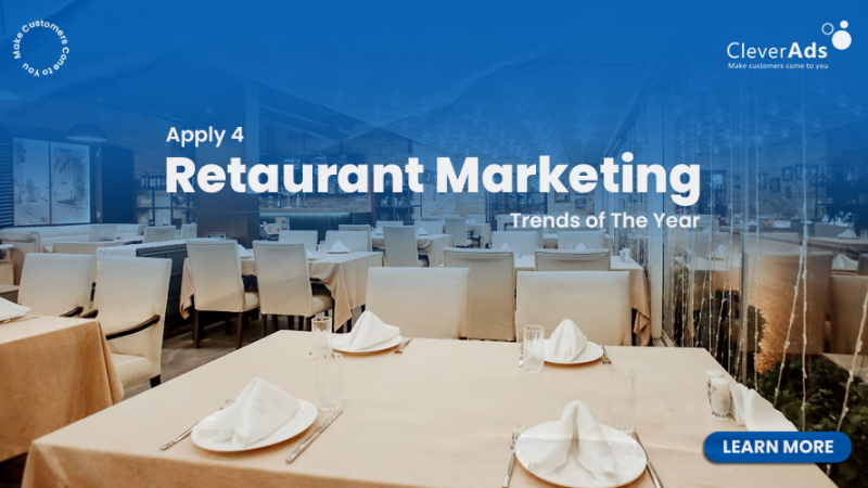 Apply 4 restaurant marketing trends of the year